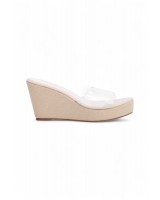 SHOEPOINT Wedges Transparent 02092 in Light Gold